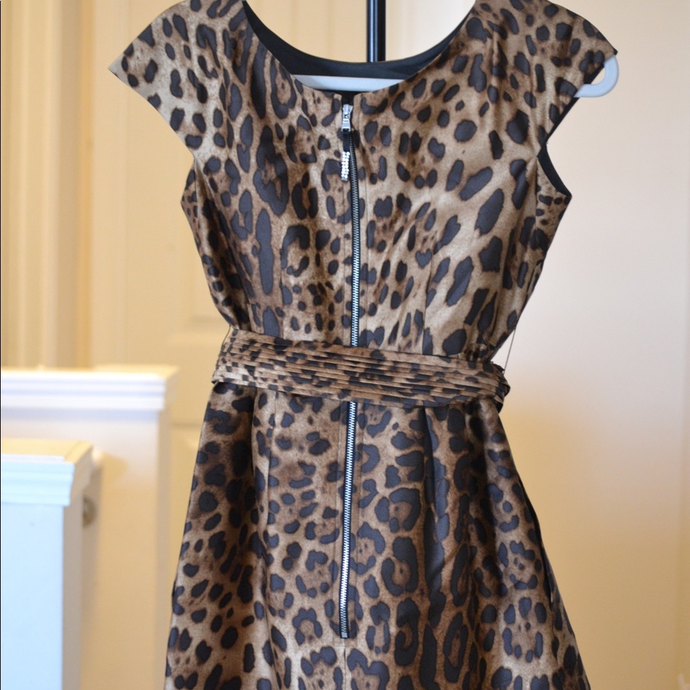 Animal print dress